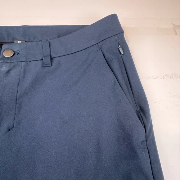 Lululemon Warpstreme Slim Fit Pants Size 31x26 Black Stretch Golf Performance - Picture 10 of 15